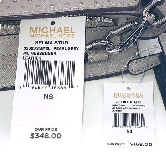 2PCS Michael Kors Selma Stud Messenger Wallet Set - Picture 8 of 8